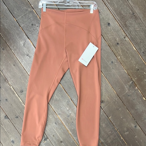lululemon Rust Instill 25” Leggings. Size 10. NWT